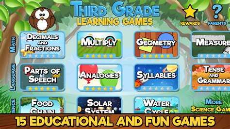 Third Grade Learning Games, Ages 8 .